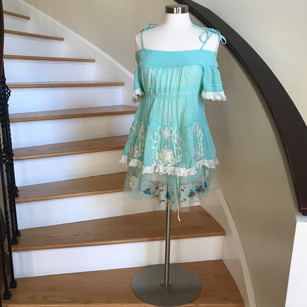 Elegant Aqua Women's Swim Coverup